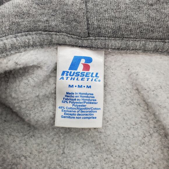 CA State Long Beach Unisex Medium Gray Sweatshirt Kangaroo Pocket Pre-Owned - Picture 3 of 4